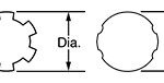 Cold Drawn Steel Special Shape Spline Profiles For Splined Shaft